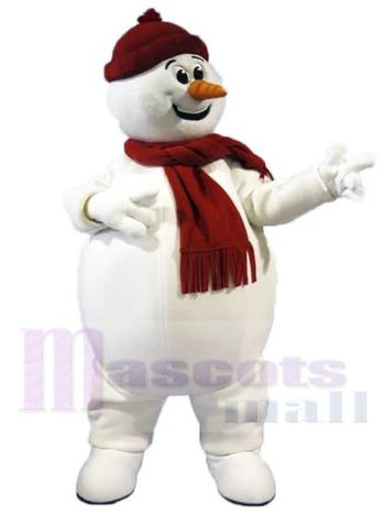 Schneemann maskottchen kostüm