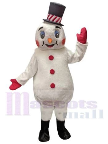 Schneemann maskottchen kostüm