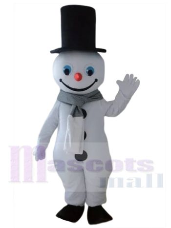 Schneemann maskottchen kostüm