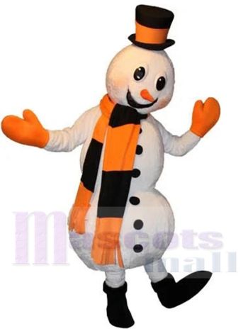 Schneemann maskottchen kostüm