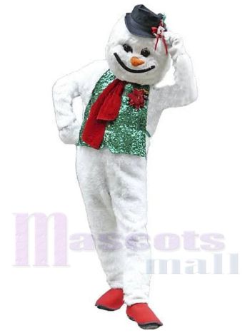 Schneemann maskottchen kostüm