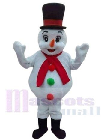 Schneemann maskottchen kostüm