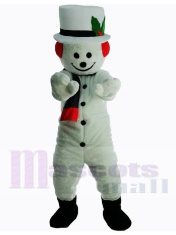 Schneemann maskottchen kostüm