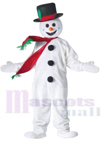 Schneemann maskottchen kostüm