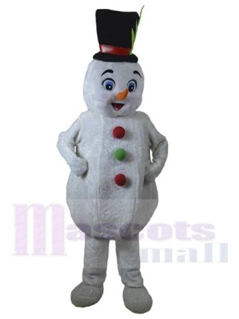 Schneemann maskottchen kostüm