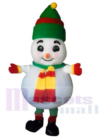 Schneemann maskottchen kostüm