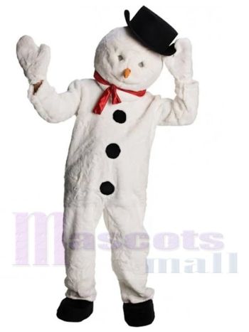 Schneemann maskottchen kostüm