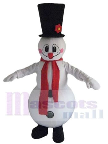 Schneemann maskottchen kostüm