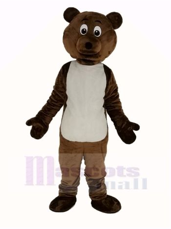 Dunkel Braun Bär Maskottchen Kostüm Tier