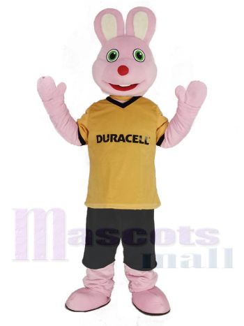 Rosa Kaninchen Duracell Maskottchen Kostüm Tier