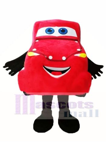 Karikatur Autos Lightning McQueen Maskottchen Kostüm