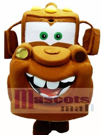 Karikatur Autos Tow Mater Maskottchen Kostüm
