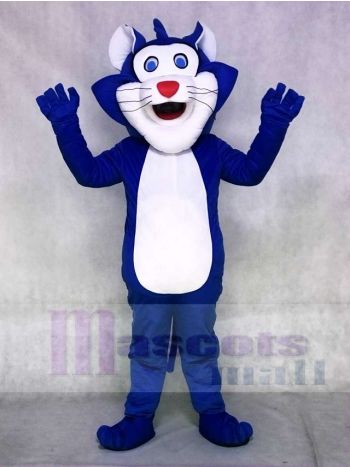 Blaue fette Katze Maskottchen Kostüme Tier