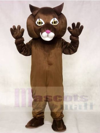 Nettes Mädchen wildes Maskottchen Kostüm Tier