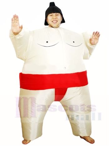 Rote japanische Fat Man Sumo aufblasbare Halloween Weihnachts kostüme für Erwachsene