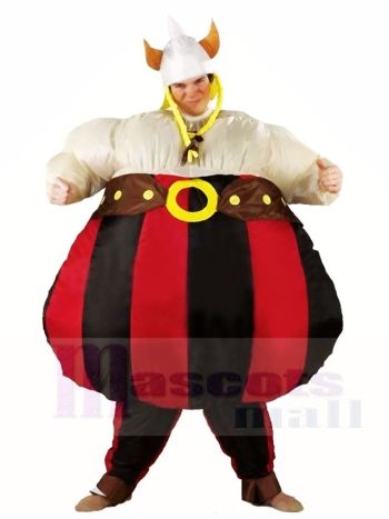 Wikinger Asterix Obelix Aufblasbare Halloween Weihnachts kostüme für Erwachsene