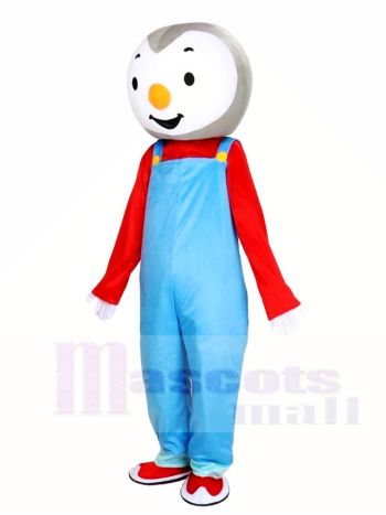 T'choupi Baby Pinguin Maskottchen Kostüm Karikatur
