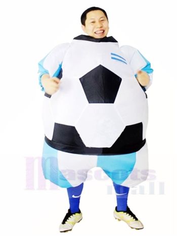 Argentina Football Soccer Inflatable Adult Costumes World Cup Blow Up Carnival Suits