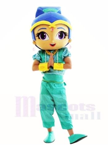 Shine Genie von Shimmer and Shine Maskottchen Kostüme Menschen