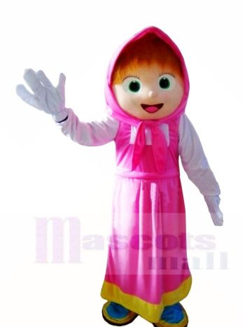 Riesen Mascha Mädchen Maskottchen Kostüme Menschen
