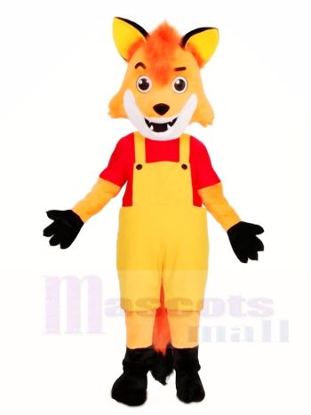 Fuchs in Overalls Maskottchen Kostüme Tier