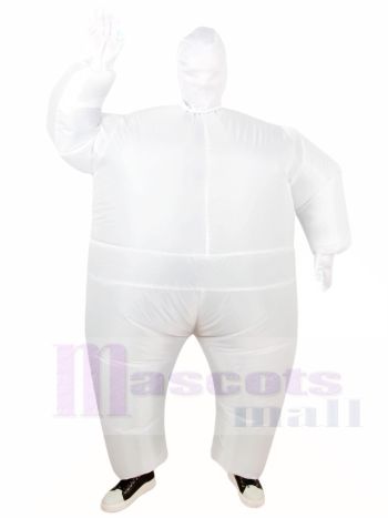 Weiß Voll Karosserie Passen Aufblasbar Halloween Weihnachten Kostüme für Erwachsene