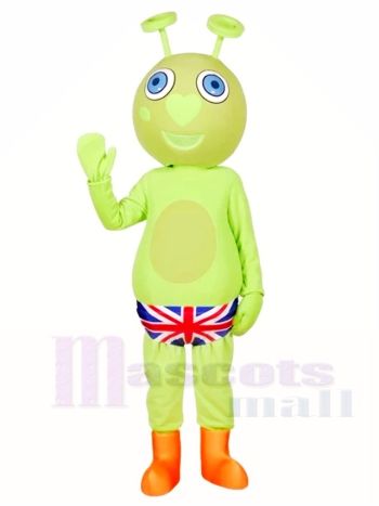 Grüne Alien Maskottchen Kostüme