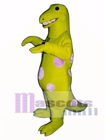 Grünes Dinosaurier Maskottchen Kostüm Tier