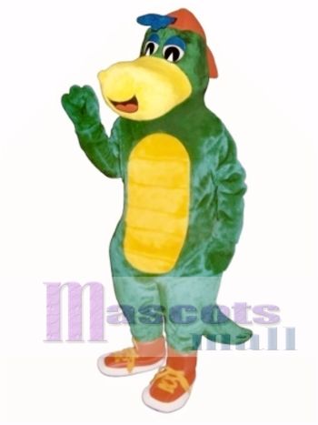 Dinosaurier Jr. mit Hut & Schuhe Maskottchen Kostüm Tier