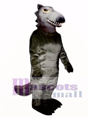 Schwarzes Dino Maskottchen Kostüm