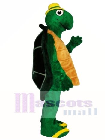 Wilbur Schildkröte mit Hut Maskottchen Kostüm Tier
