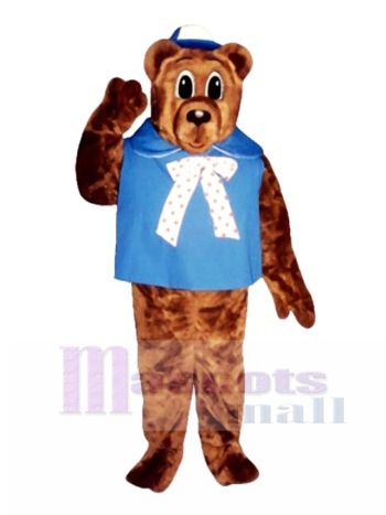 Baby Bär mit Hemd & Hut Weihnachten Maskottchen Kostüm
