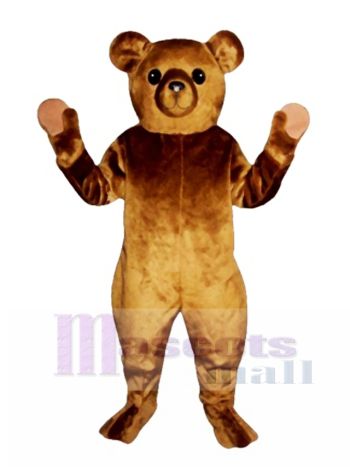 Altmodisches Teddybär Weihnachten Maskottchen Kostüm