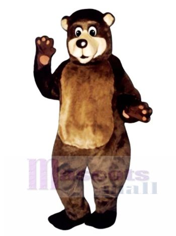 Opa Bär Maskottchen Kostüm