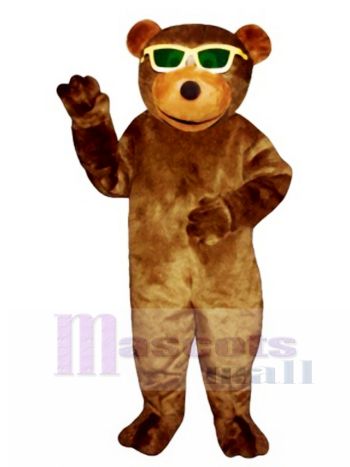Neuer Bär mit Sonnenbrille Maskottchen Kostüm