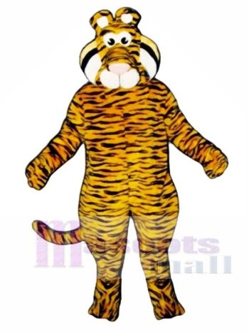 Niedliches Tyrone Tiger Maskottchen Kostüm