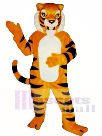 Nettes wildes Tiger Maskottchen Kostüm Tier