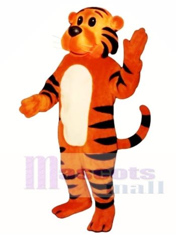 Nettes sonniges Tiger Maskottchen Kostüm