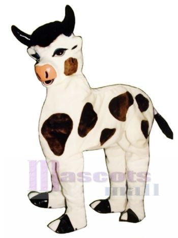 Zwei Mann Kuh Maskottchen Kostüm Tier 