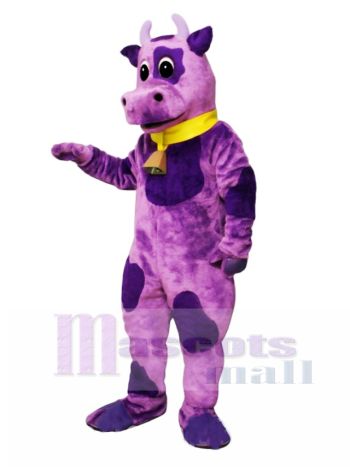Frau Violet mit Bell & Collar Maskottchen Kostüm Tier 