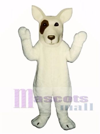 Nettes Bullterrier Hunde maskottchen Kostüm