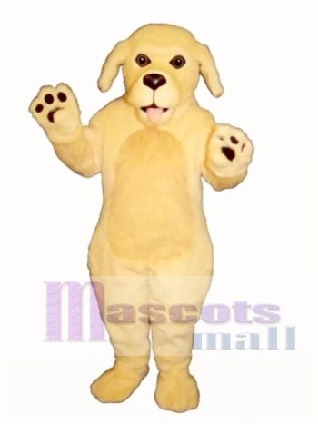  Nettes blondes Hunde maskottchen Kostüm Tier