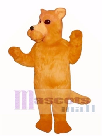 Niedlich Orange Hund Maskottchen Kostüm Tier 