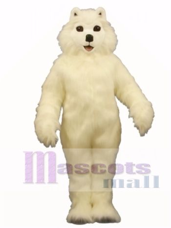 Niedlich Sam Samojeden Hund Maskottchen Kostüm Tier 