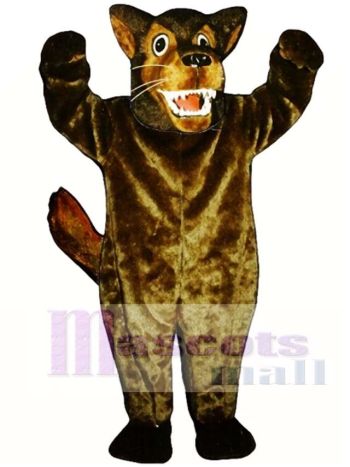 Nettes gemeines Wolf Maskottchen Kostüm
