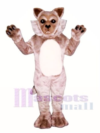 Nettes Timber wolf Maskottchen Kostüm