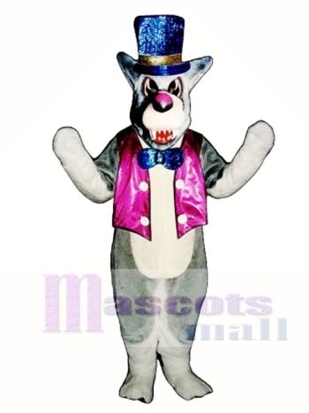 Niedlicher Wolf A-Mania mit Weste Maskottchen Kostüm
