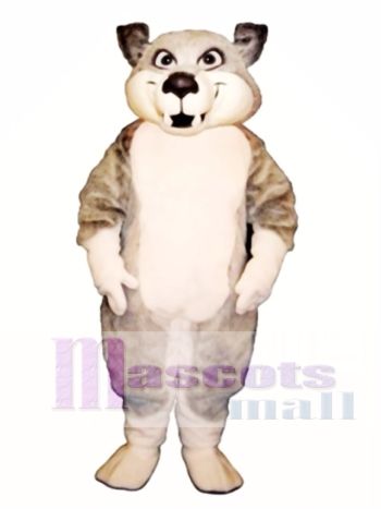 Niedliches Charley Wolf Maskottchen Kostüm