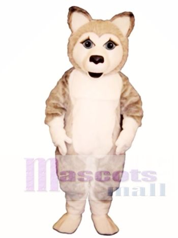 Nettes Mädchen Wolf Maskottchen Kostüm