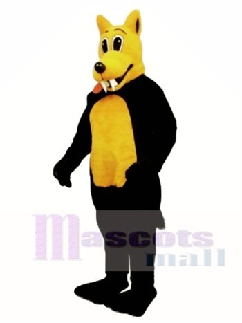 Niedliches Carl Coyote Wolf Maskottchen Kostüm